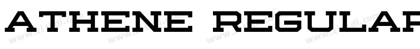 Athene Regular字体转换 Athene Regular字体转换